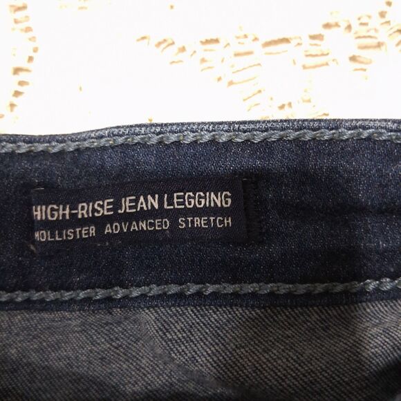 Hollister Womens High Rise Jean Legging Advanced Stretch Distressed, Sz 3S 26x26 - Picture 6 of 13